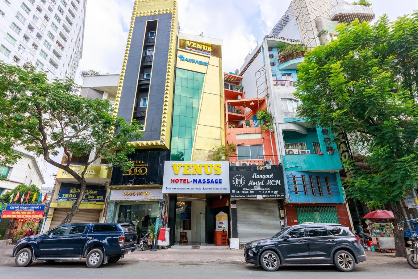 Venus Hotel & Massage - Bui Vien Walking Street 胡志明市 外观 照片